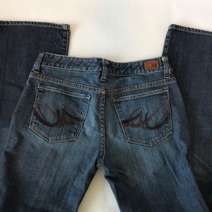 EUC Express X2 Slim W10 low rise bootcut jeans